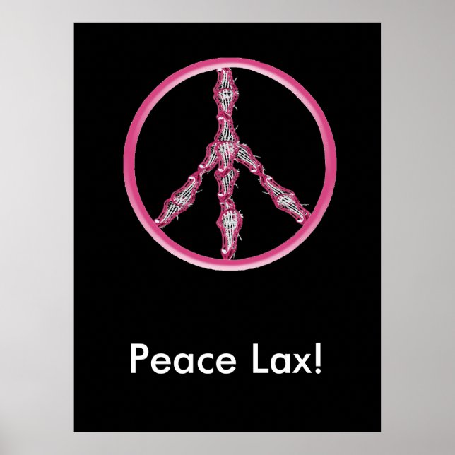 Póster Peace Lax! (Frente)