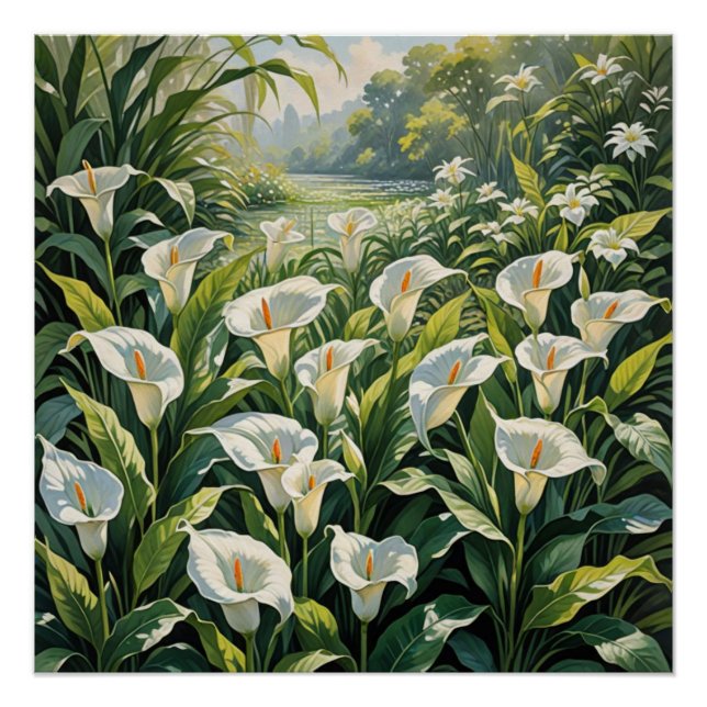 Póster peace lilies (Frente)