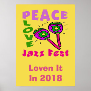 Póster Peace Love Jazz Fest 2018