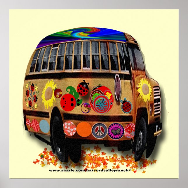 Póster Peace Love Ladybugs (Frente)