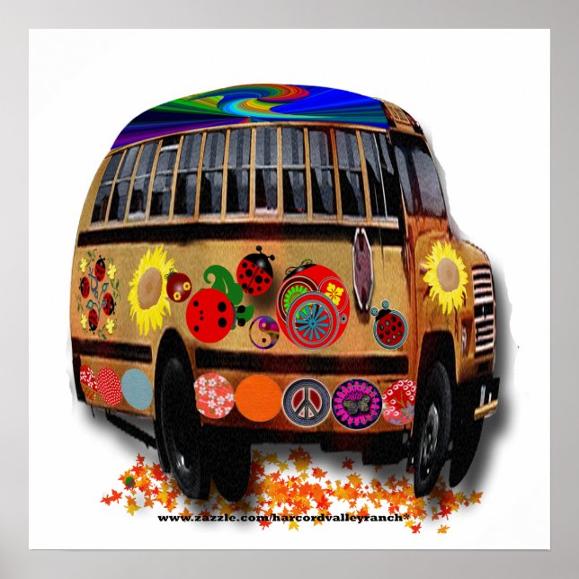 Póster Peace Love Ladybugs (Frente)