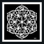 Póster Peace Mandala<br><div class="desc">Esta design foi uma reação aos acontecimentos de outono de 2001. Ele tece símbolos de uma ampla variedade de religiões e filosofias em uma coisa de beleza interconectada.</div>