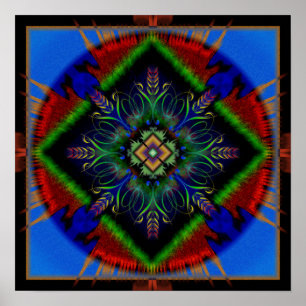 Poster Peace Mandala