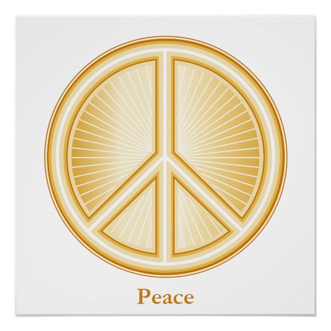 Póster Peace Mandala (Frente)