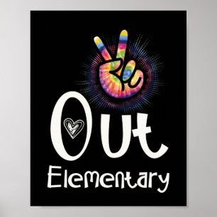 Poster PEACE no último dia de Formando escolar