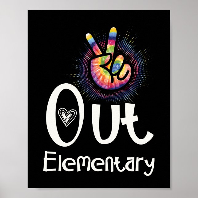 Poster PEACE no último dia de Formando escolar (Frente)