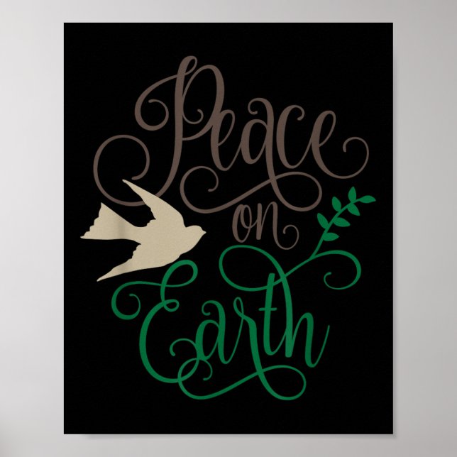 Poster Peace On Earth Christmas  (Frente)