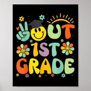 Poster Peace Out 1rua Grau Cl De 2025 Goodbye Graduation