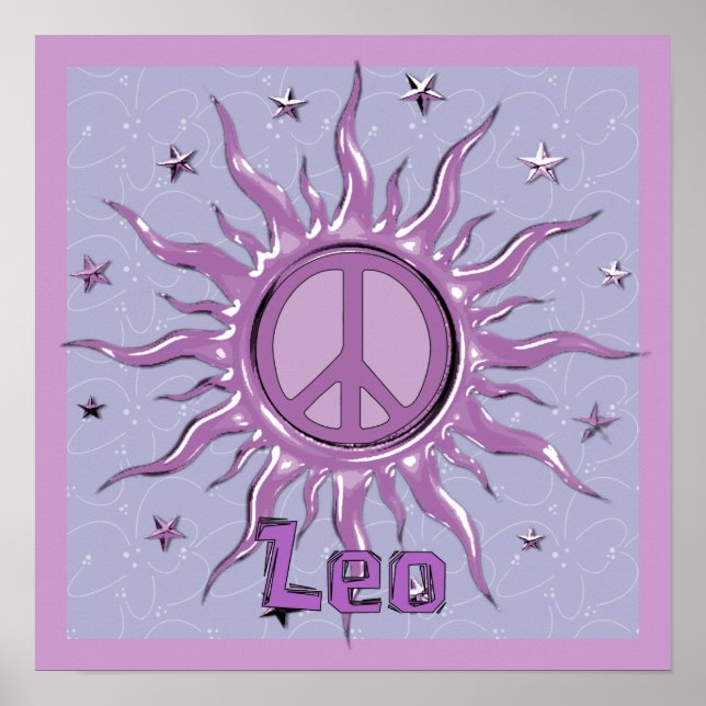 Póster Peace Sun Leo (Frente)