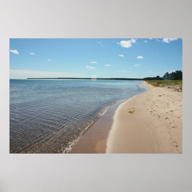 Poster Peaceful at Big Traverse (Frente)