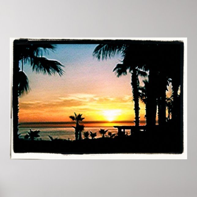 Poster Peaceful Cabo Sunset (Frente)