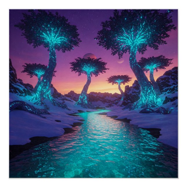 Póster Peaceful Night  (Frente)