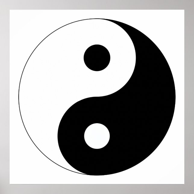 Póster Peaceful Yin Yang (Frente)