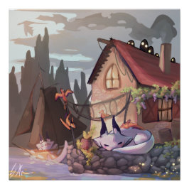 Póster Peacefull morning poster