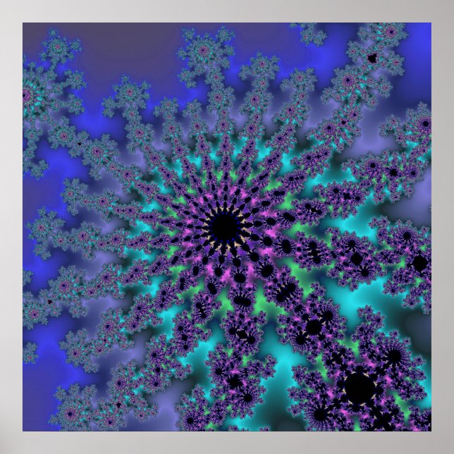 Póster Peacock Burst (Frente)