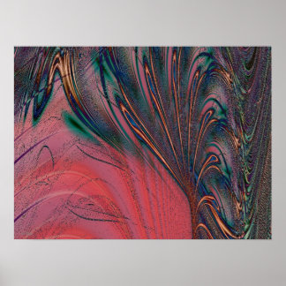 POSTER PEACOCK FANTASY