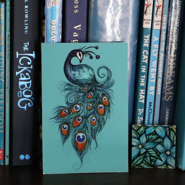 Poster Peacock Feather Teal Peacocks (Criador carregado)