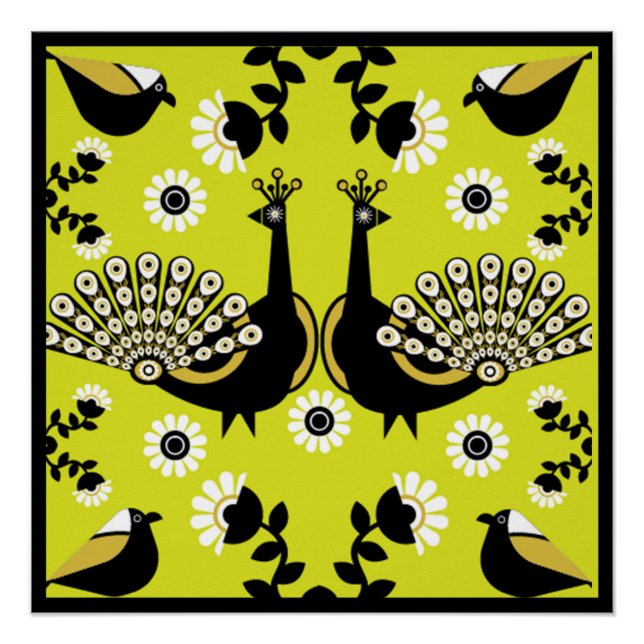 Póster Peacock Jewelry E Decor (Frente)