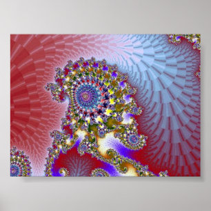 Poster Peacocks Head