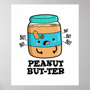Poster Peanut, Mas-ter, trocadilho de Comida