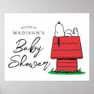 Poster Peanuts Snoopy Dog House - Chá de fraldas