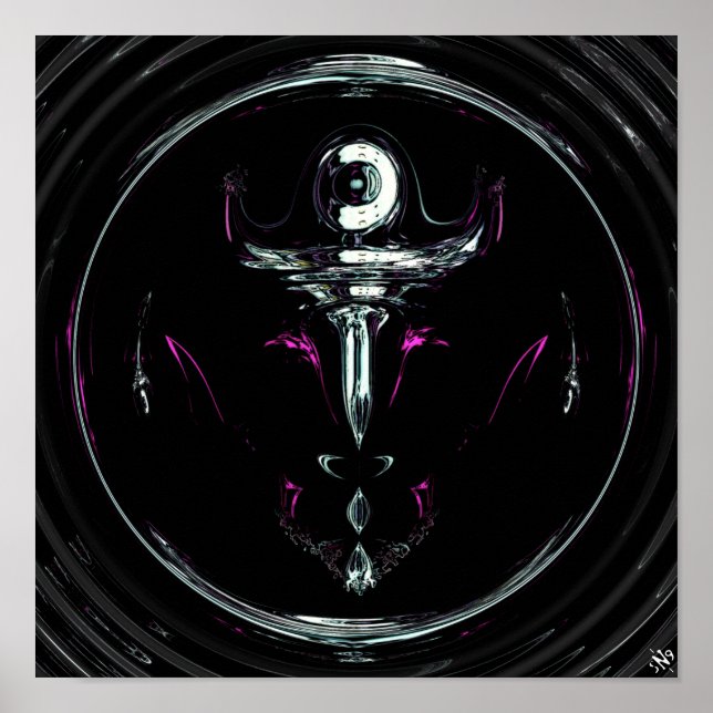 Poster Peão espacial v6 (Frente)