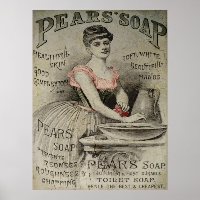 Póster Pears Soap Advertisement (Frente)