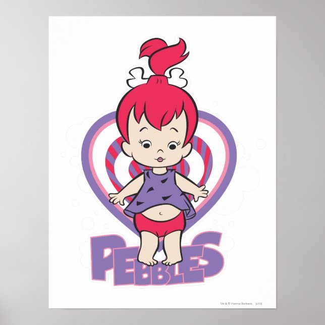 Póster PEBBLES™ A Partir De Bedrock (Frente)