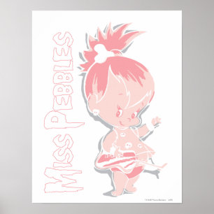 Póster PEBBLES™ a rosa