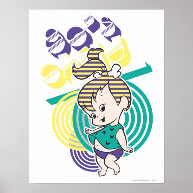 Poster PEBBLES™ anos 80 Child (Frente)