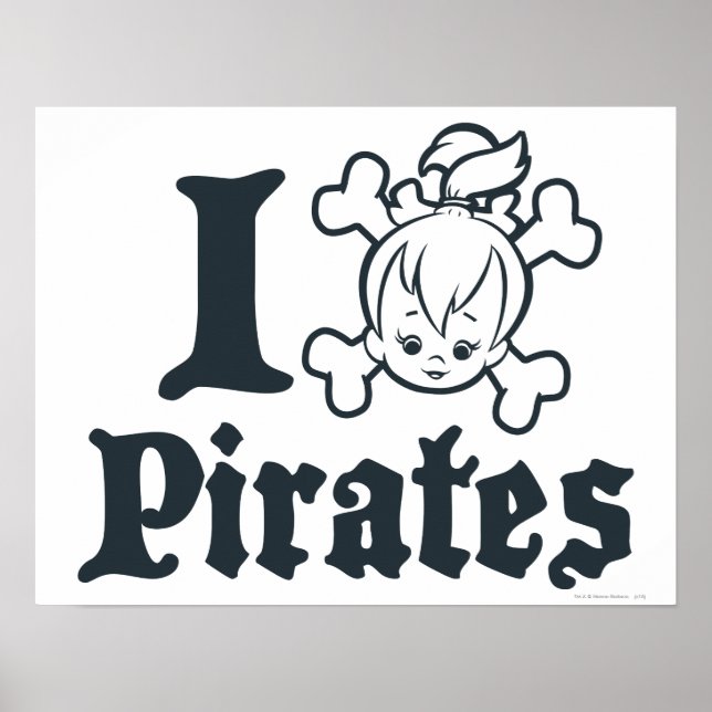 Póster PEBBLES™ O Pirata (Frente)