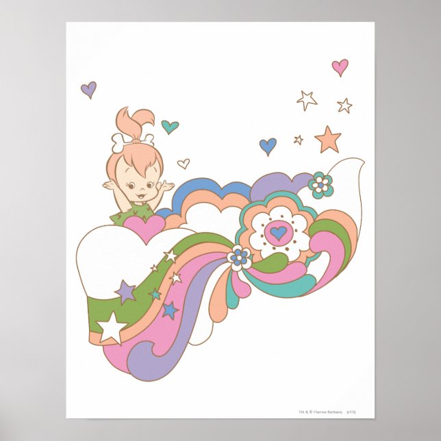 Póster PEBBLES™ Rainbow Cloud (Frente)