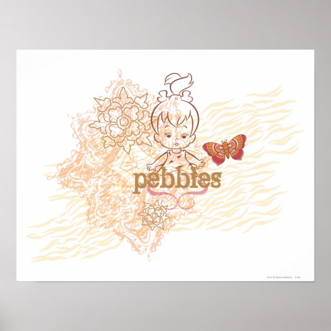 Poster PEBBLES™ Sandy Design (Frente)