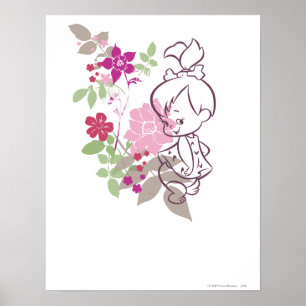 Póster PEBBLES™ Uma Cutie Nas Flores