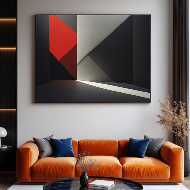 Poster Peça Abstrata Moderna Eletrônica (Criador carregado)