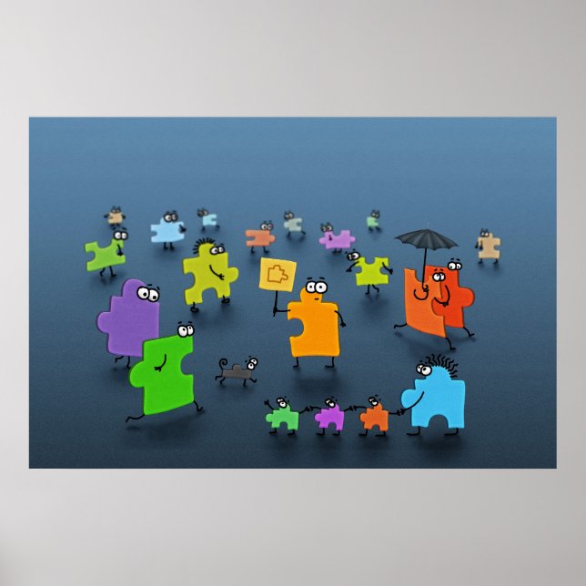 Poster Peça ausente (Frente)