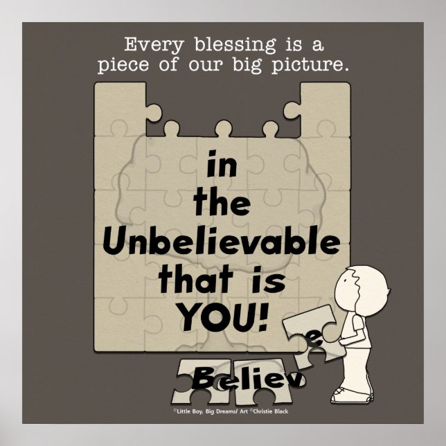 Póster Peça da Grande Imagem (Frente)