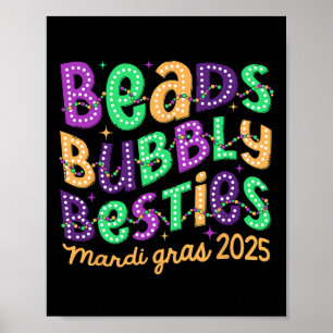 Poster Peça de Carnaval do Miçanga Besties Mardi Gras 202