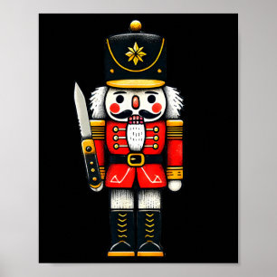 Poster Peça de diversão de Natal para o Balé Nozes Natal