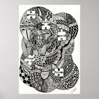 Poster Peça do Quebra-cabeça ausente