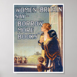 Poster Peça mais livros