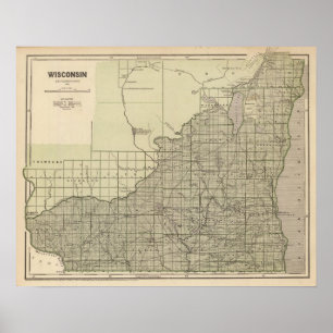 Póster Peça sul de Wisconsin