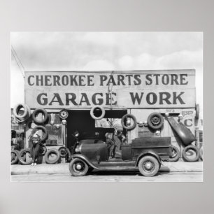 Póster Peças de automóvel Cherokee: 1936