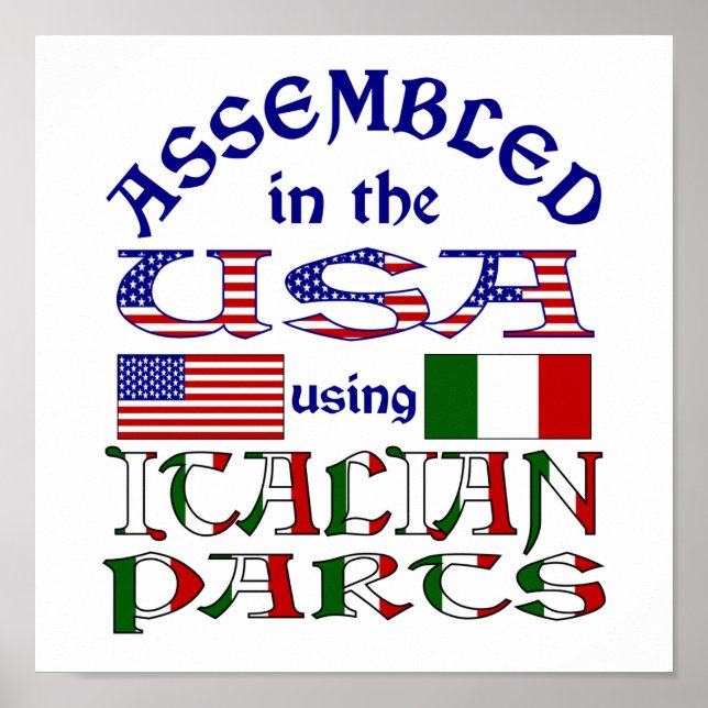 Póster Peças italianas (Frente)