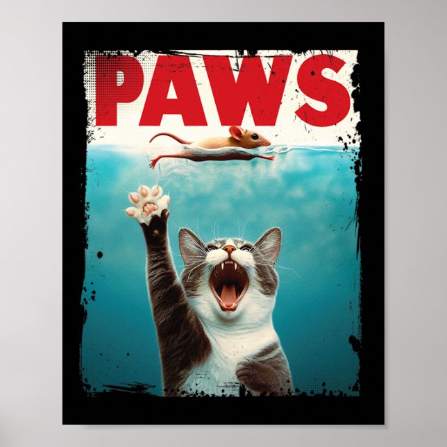 Poster Peças Paródia Gato Rato Humorístico Perseguindo Ra (Frente)