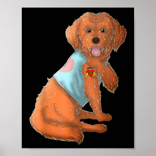 Poster Peço desculpa, adoro a mãe tatuagem Camiseta de cã