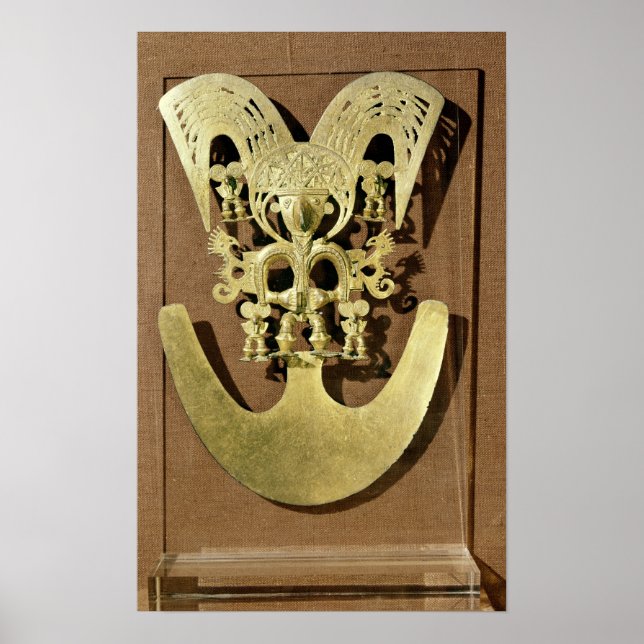 Poster Pectoral, Quimbaya (Frente)