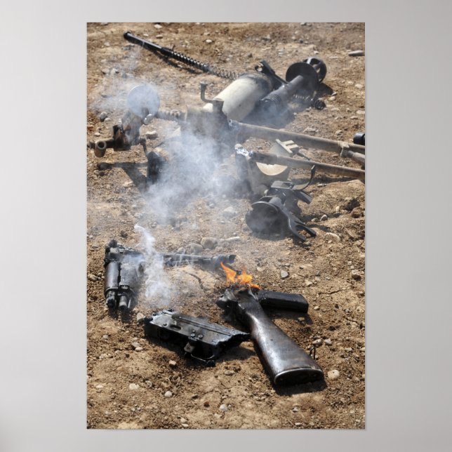 Póster Pedaços de armas inimigas foram legal (Frente)