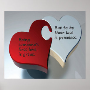 Póster Pedaços de quebra-cabeça, vermelhos e brancos, seg