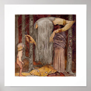 Póster Pedágio que oferece a Little Boy um galho